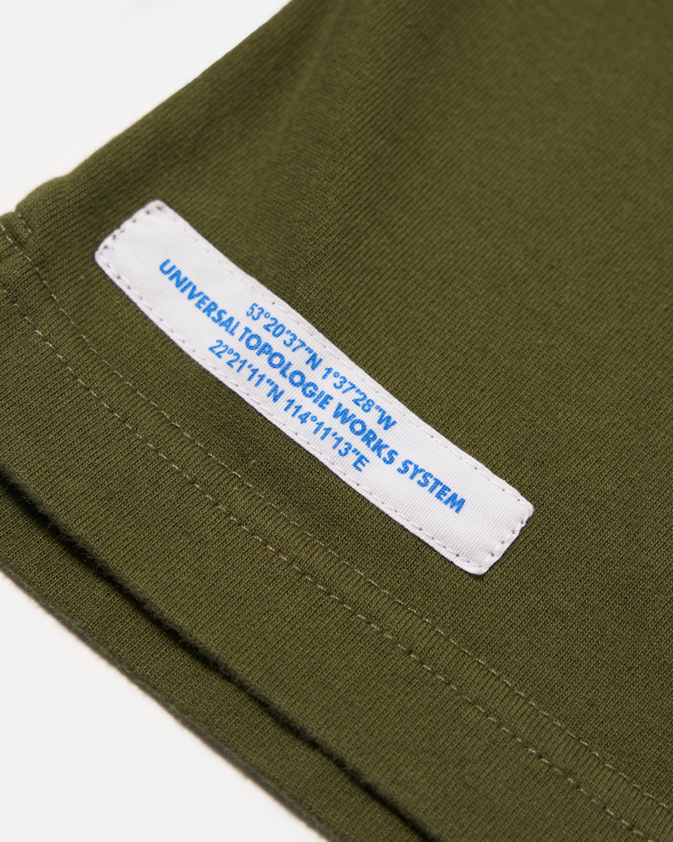 Topologie X Universal Works Rugby Shirt (With Badges) / Olive / Brown