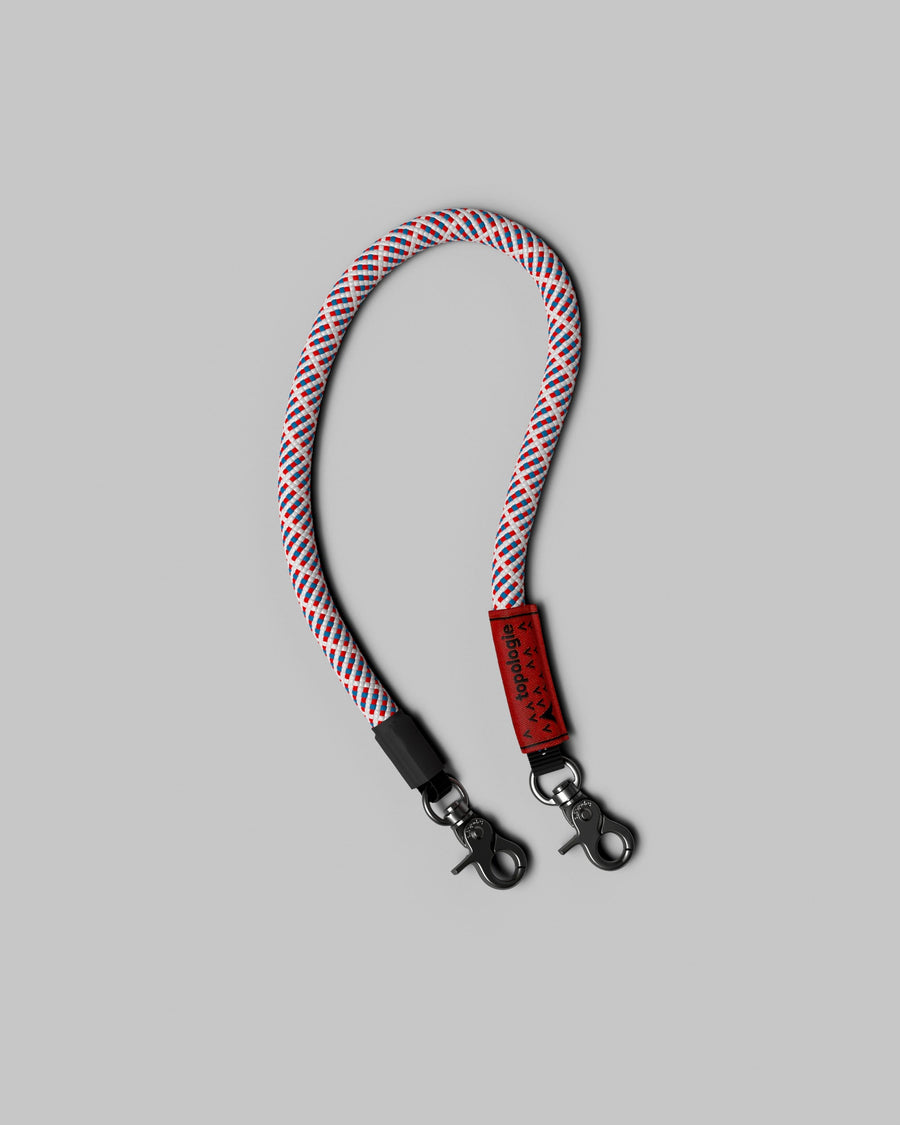 10mm Wrist Strap / Red / White / Blue Lattice