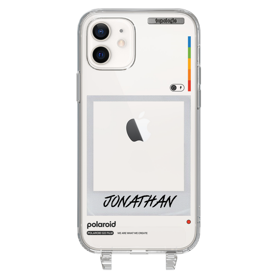 Polaroid x Topologie Bump Phone Case / Frame Clear (Personalization) / iPhone 12