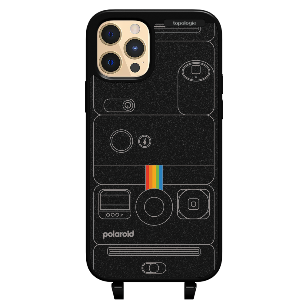 Polaroid x Topologie Bump Phone Case / Matte Black / Camera Black