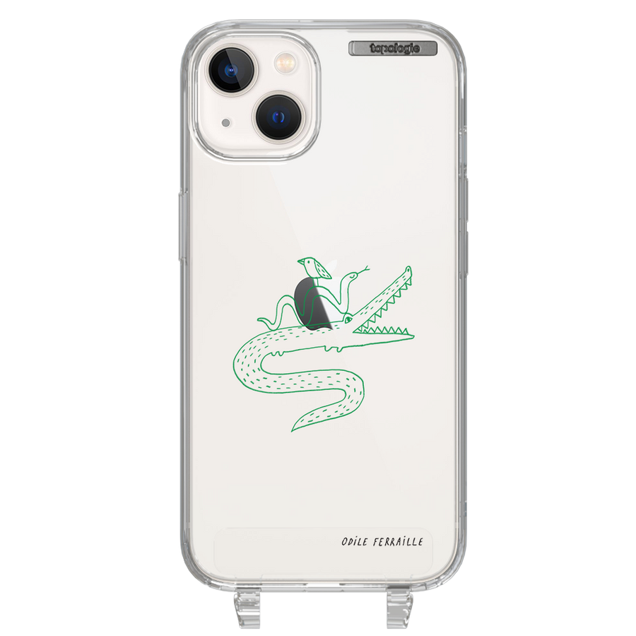 Odile Ferraille / Croco Snake and Bird / iPhone 13