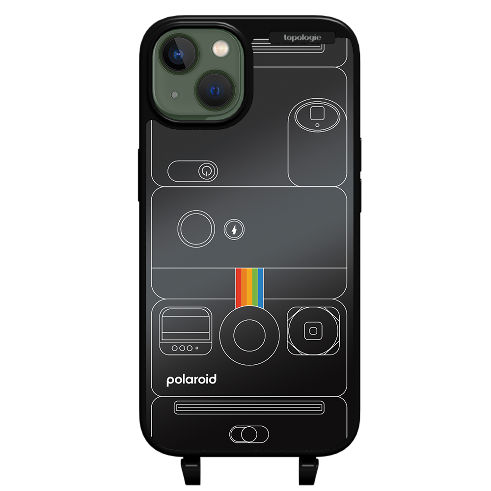 Polaroid x Topologie Bump Phone Case / Matte Black / Black Mirror / Camera Black