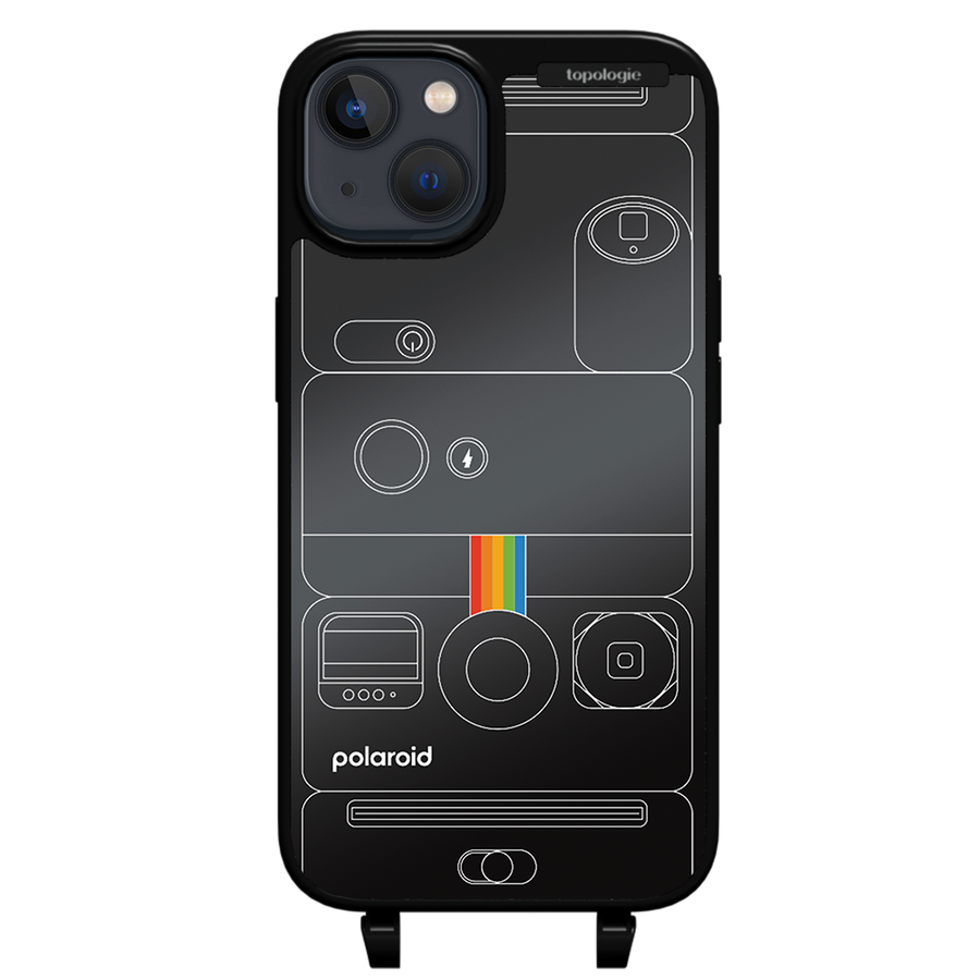 Polaroid x Topologie Bump Phone Case / Matte Black / Black Mirror / Camera Black