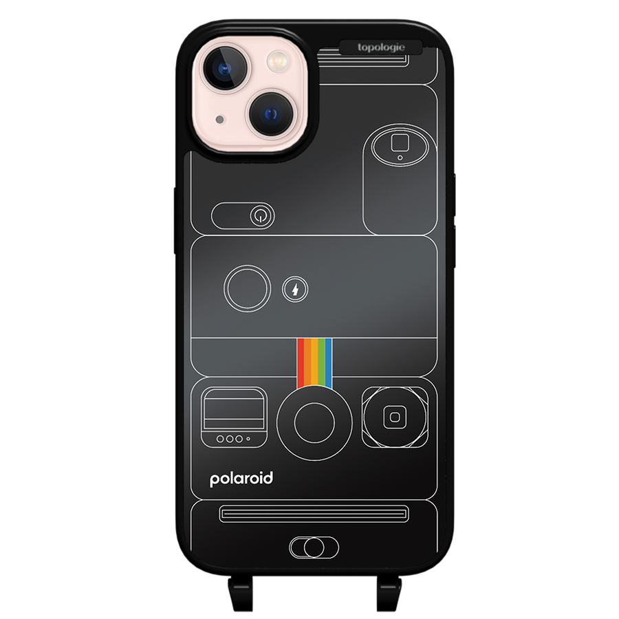 Polaroid x Topologie Bump Phone Case / Matte Black / Black Mirror / Camera Black