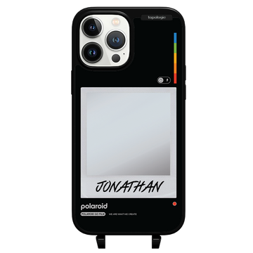 Polaroid x Topologie Bump Phone Case / Frame Black (Personalization) / iPhone 13 Pro Max