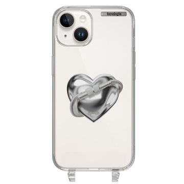 The First Ascent / Silver Metallic Heart / iPhone 14