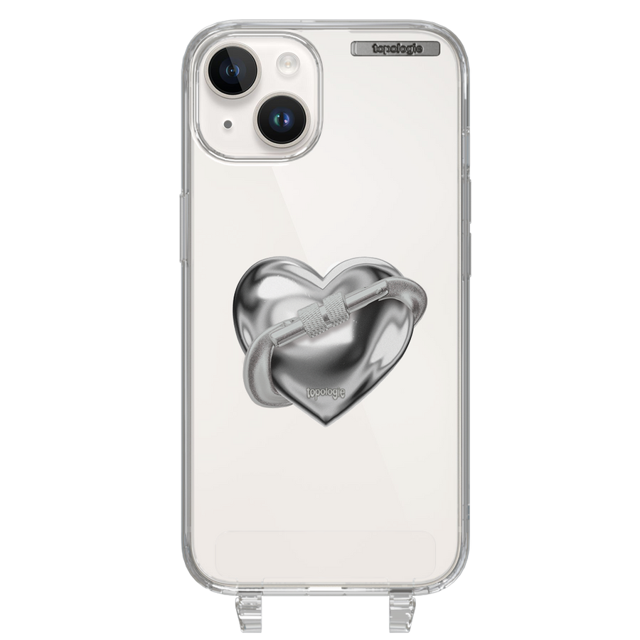 The First Ascent / Silver Metallic Heart / iPhone 14