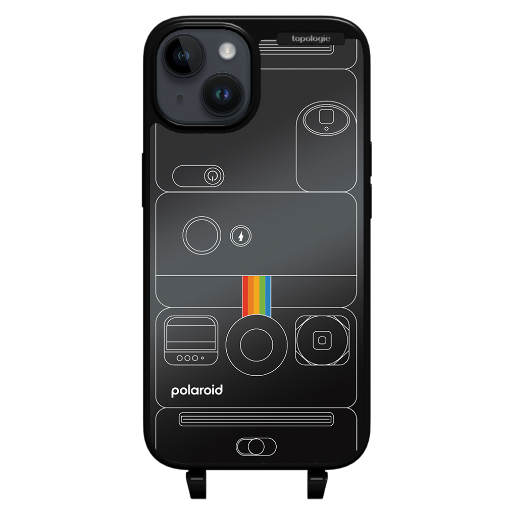 Polaroid x Topologie Bump Phone Case / Matte Black / Black Mirror / Camera Black