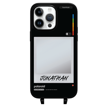 Polaroid x Topologie Bump Phone Case / Frame Black (Personalization) / iPhone 14 Pro Max