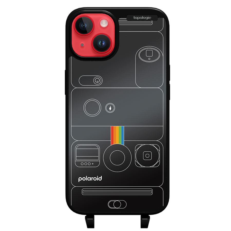 Polaroid x Topologie Bump Phone Case / Matte Black / Black Mirror / Camera Black