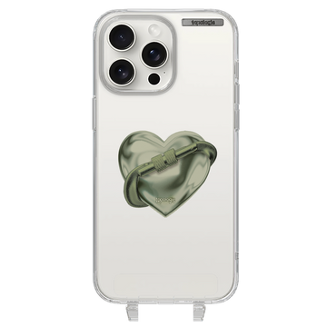 The First Ascent / Moss Metallic Heart / iPhone 15 Pro Max