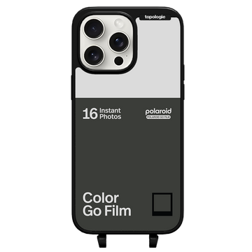Polaroid x Topologie Bump Phone Case / Matte Black / Color Go Film Black