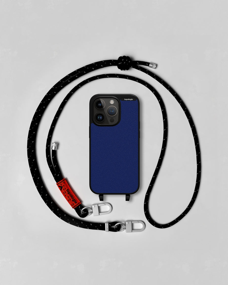 Bump Phone Case / Matte Black / Cobalt / 6.0mm Black Reflective