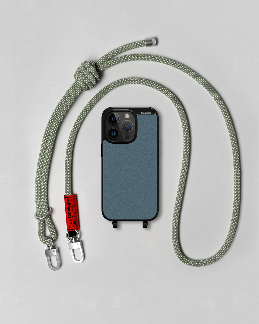 Bump Phone Case / Matte Black / Pacific / 8.0mm Sage Lattice