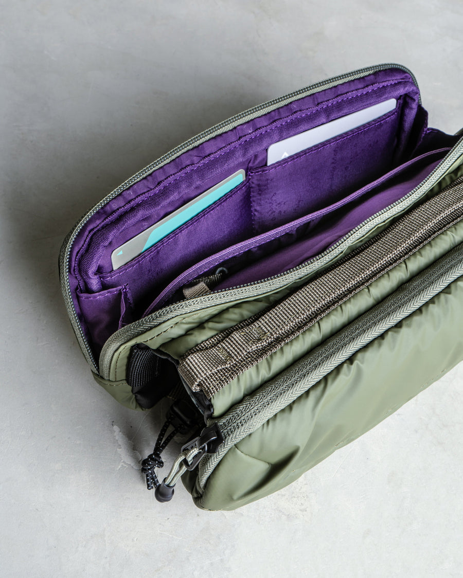 Bottle Sacoche / Electric Purple (Bomber) / To-go Strap Regular / Grey Violet