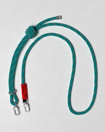 8.0mm Rope Strap / Teal Blue Reflective