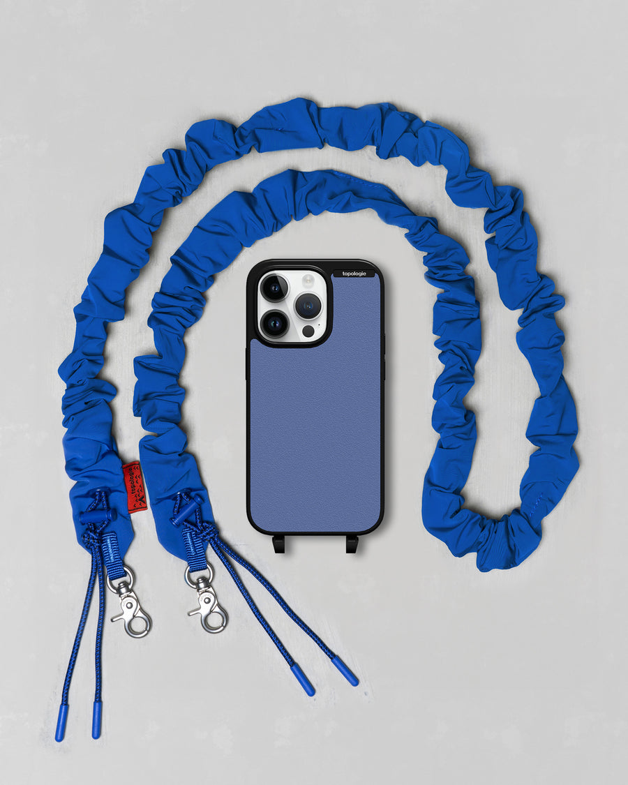 Bump Phone Case / Matte Black / Blue Lilac / Bungee Strap Future Blue