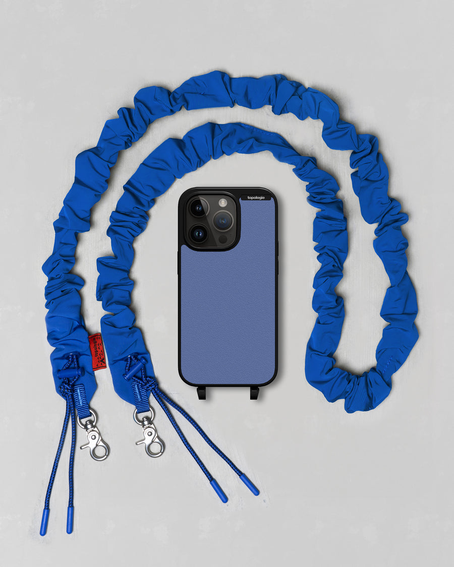 Bump Phone Case / Matte Black / Blue Lilac / Bungee Strap Future Blue