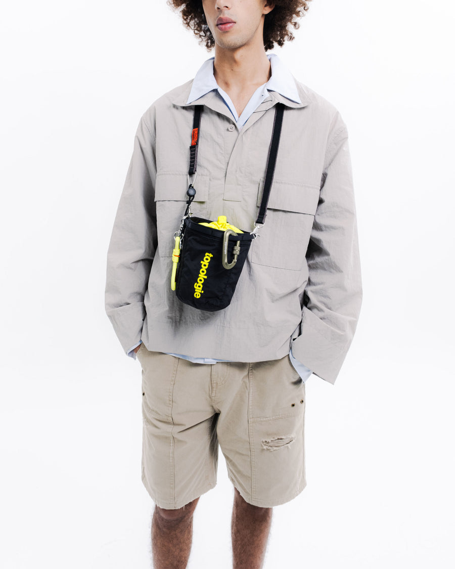 Chalk Bag / Black / Neon Yellow (Papery) / Utility Sling / Black