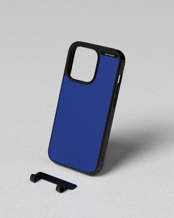 Bump Phone Case / Matte Black / Cobalt