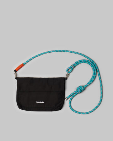Musette Small / Black / 8.0mm Teal Blue Reflective