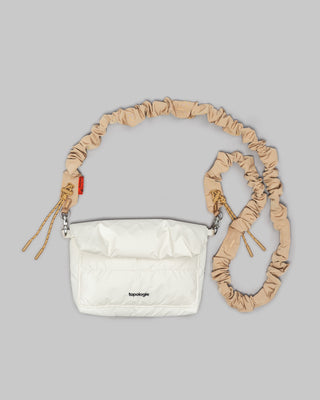 Musette Small / Puffer / Off White  / Bungee Strap Beige