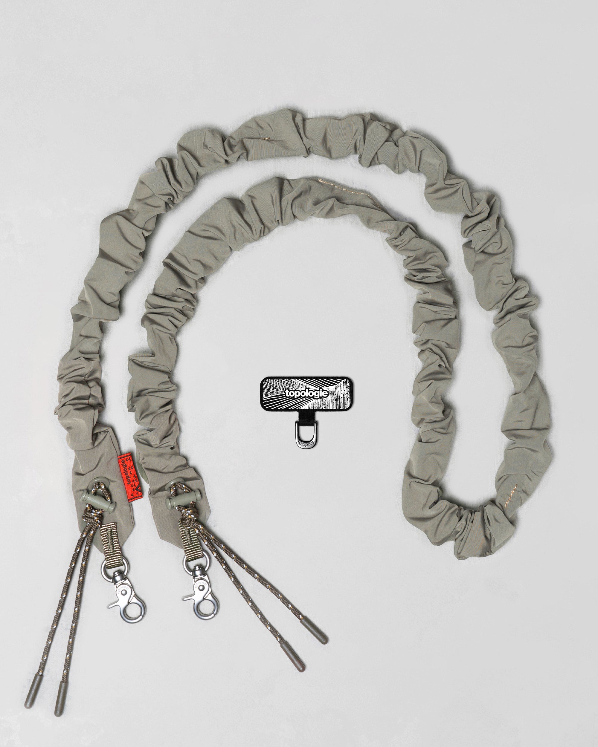 Phone Strap Adapter / Black / Bungee Strap / Moss