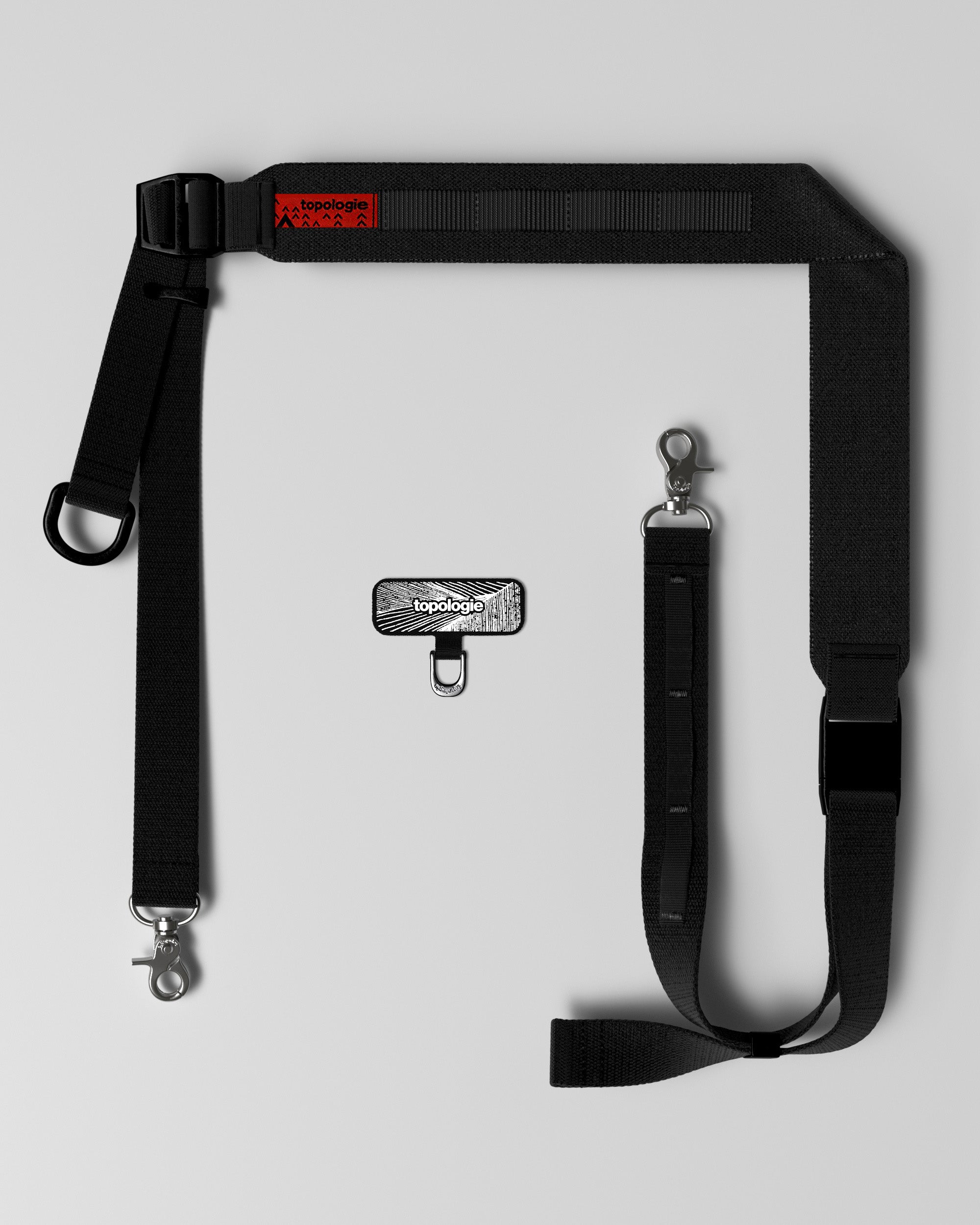 Phone Strap Adapter / Black / Utility Sling Wide / Black