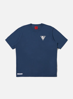 Topologie X Universal Works Print Tee / Navy