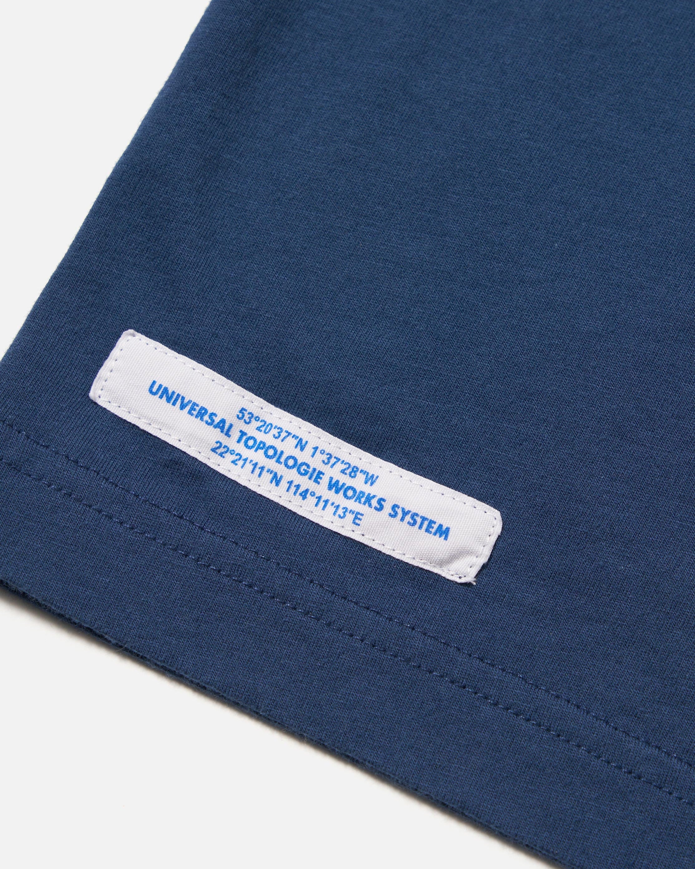 Topologie X Universal Works Print Tee / Navy
