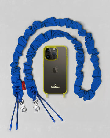 Verdon Phone Case / Neon Yellow / Bungee Strap Future Blue
