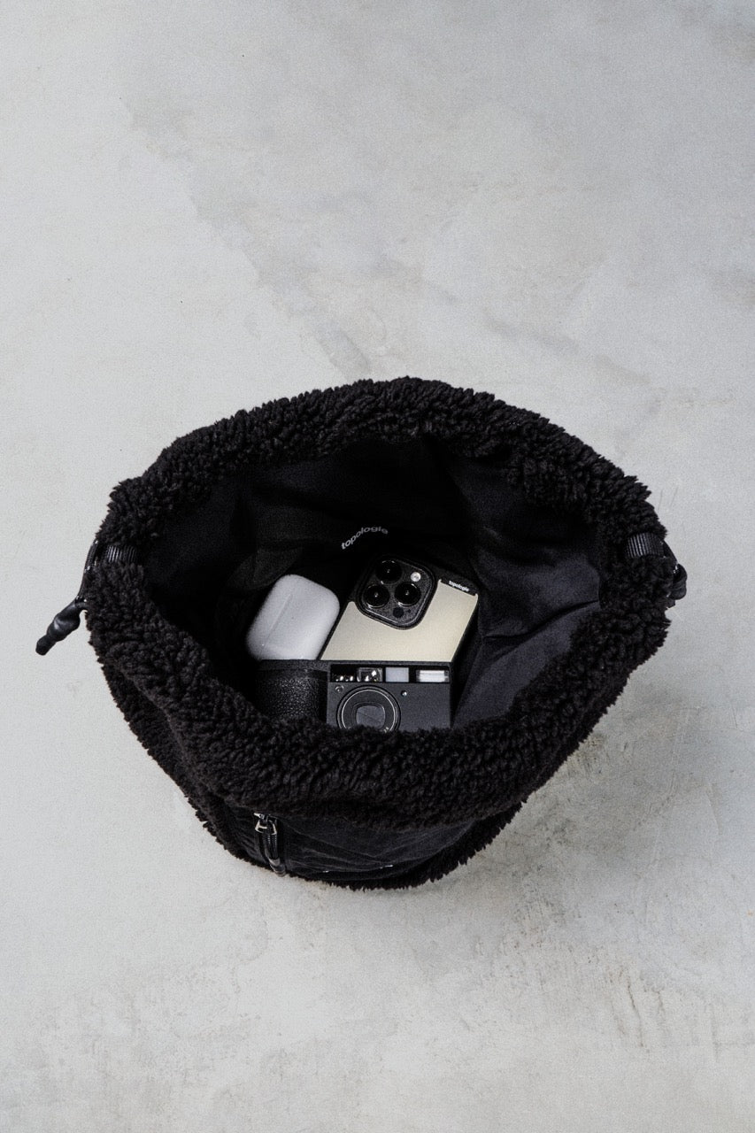 Reversible Bucket / Fleece / Black / Utility Sling Slate