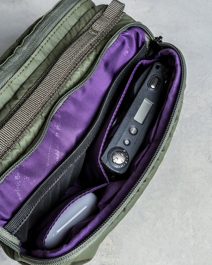 Bottle Sacoche / Electric Purple (Bomber) / To-go Strap Regular / Grey Violet