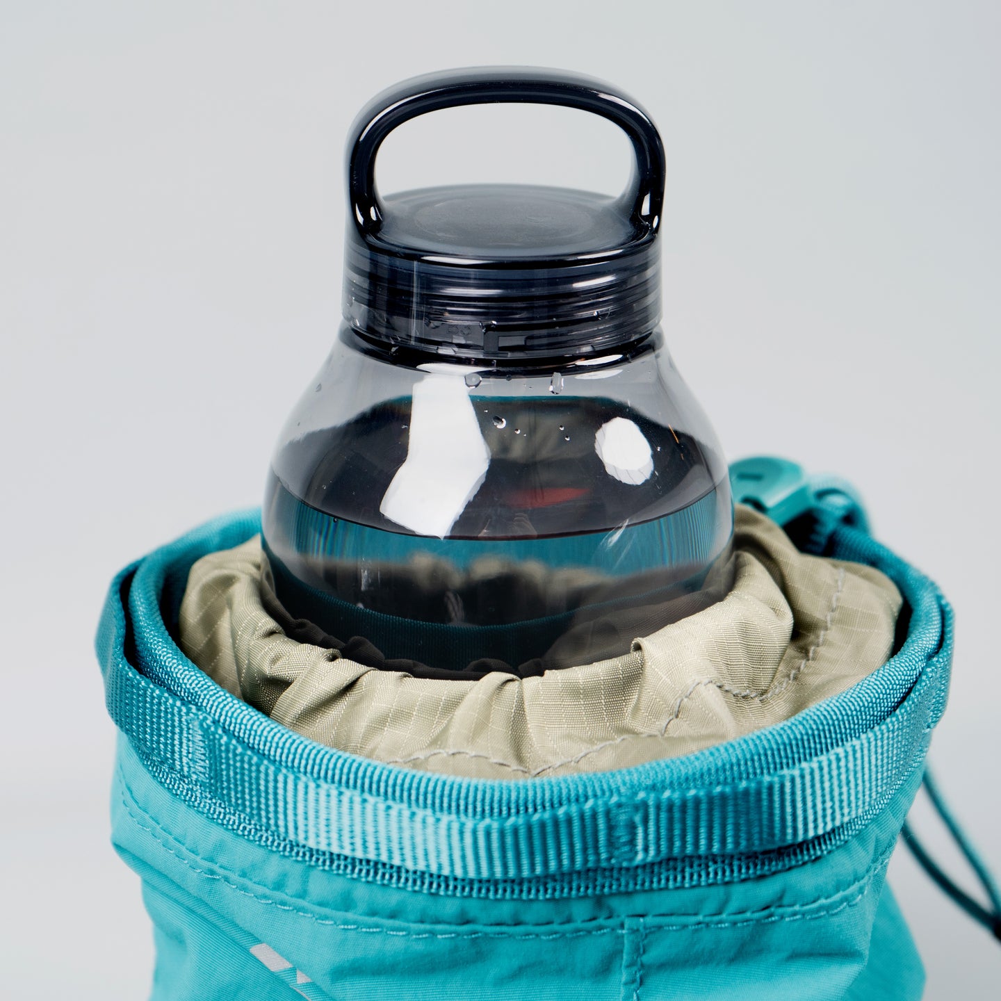 Chalk Bag / Teal / 10mm Khaki Solid