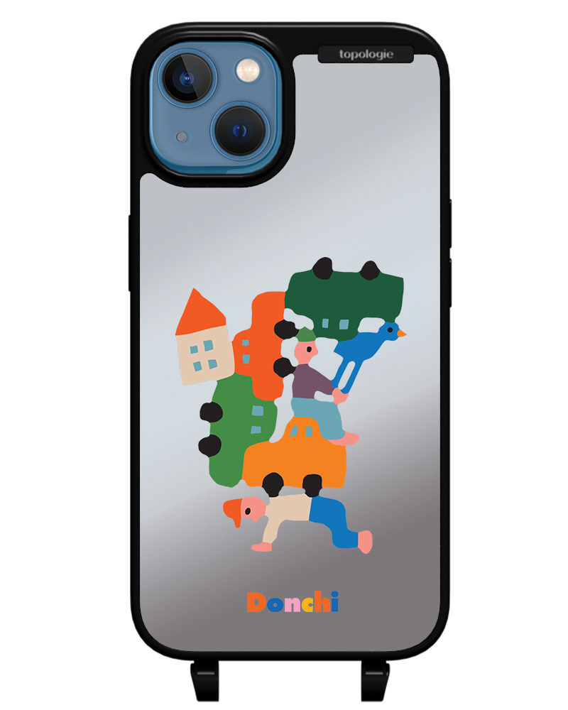 Donchi / Stacking / Silver Mirror / Bump Phone Case