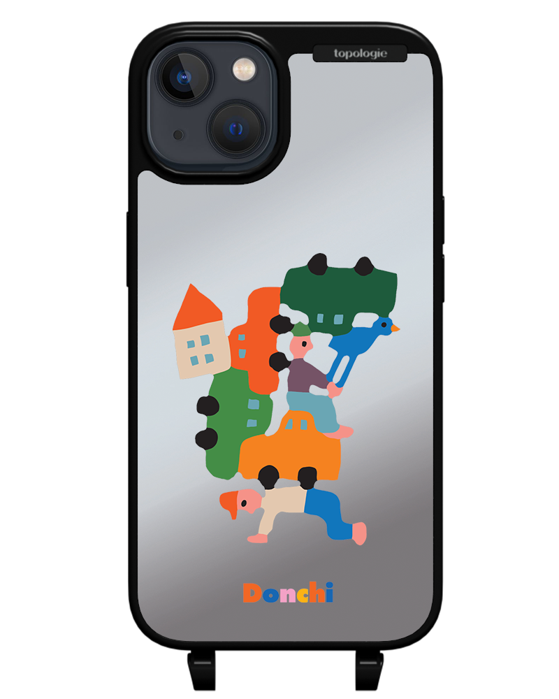Donchi / Stacking / Silver Mirror / Bump Phone Case