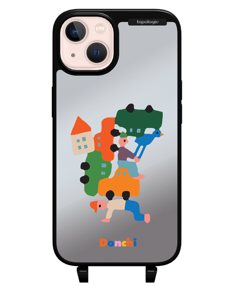 Donchi / Stacking / Silver Mirror / Bump Phone Case