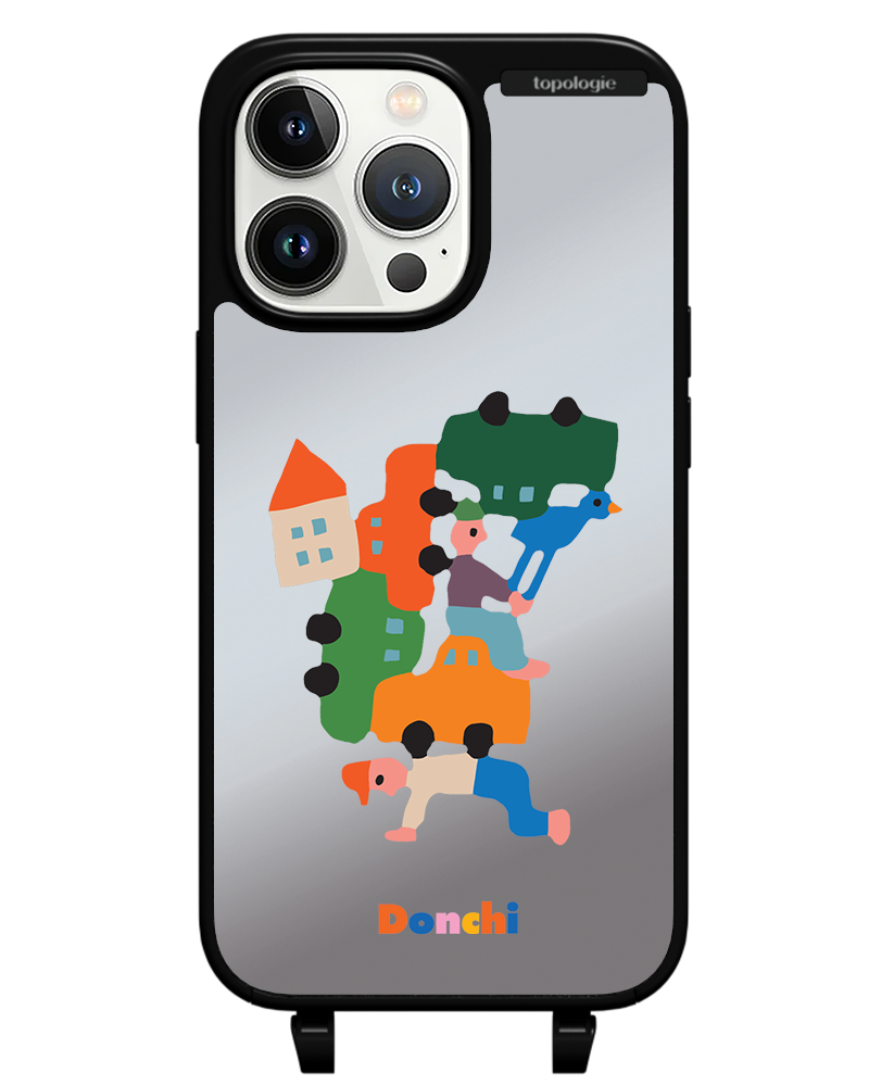 Donchi / Stacking / Silver Mirror / Bump Phone Case