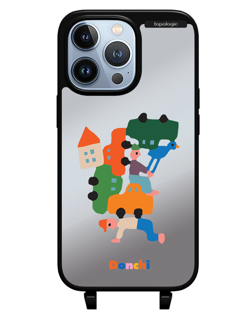 Donchi / Stacking / Silver Mirror / Bump Phone Case