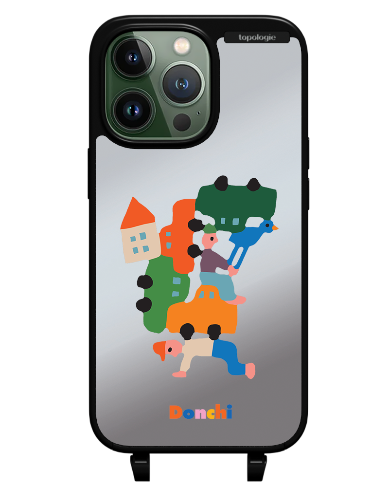 Donchi / Stacking / Silver Mirror / Bump Phone Case