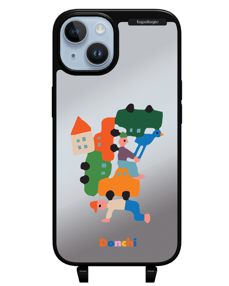 Donchi / Stacking / Silver Mirror / Bump Phone Case