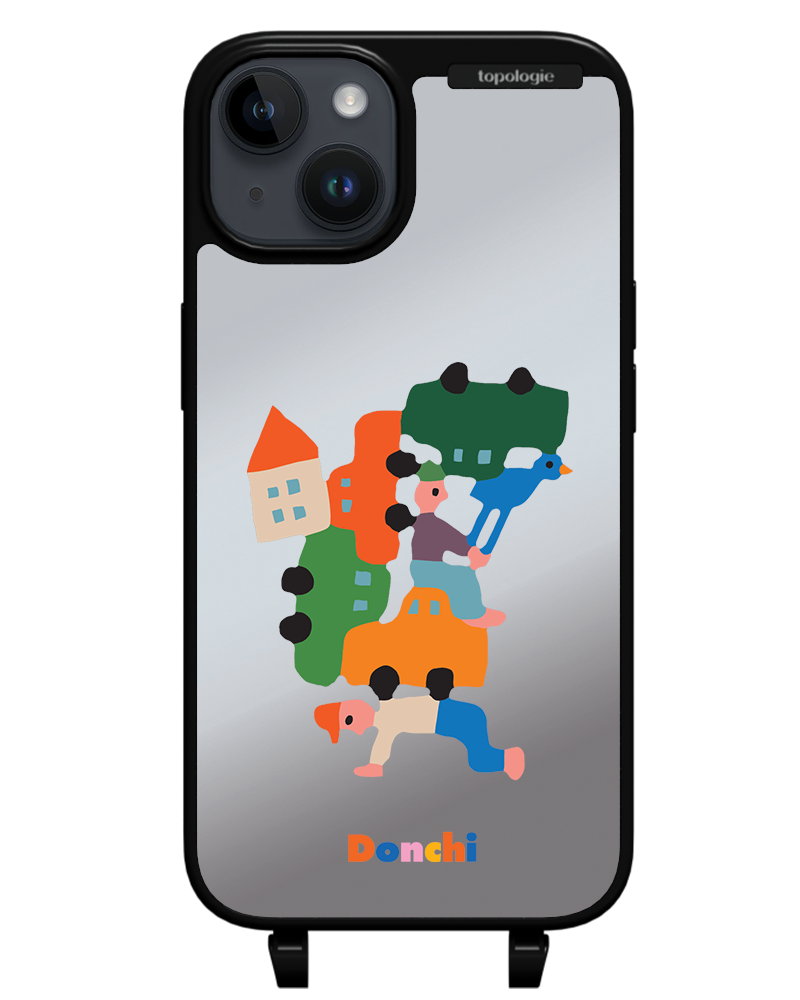 Donchi / Stacking / Silver Mirror / Bump Phone Case