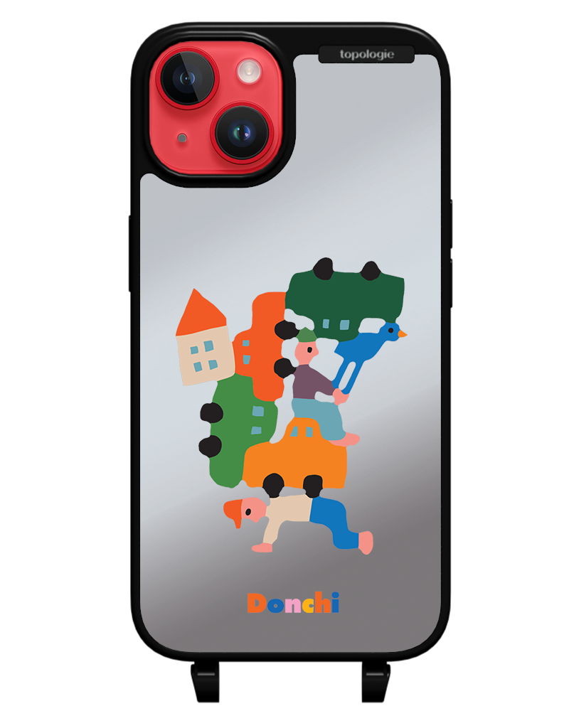 Donchi / Stacking / Silver Mirror / Bump Phone Case