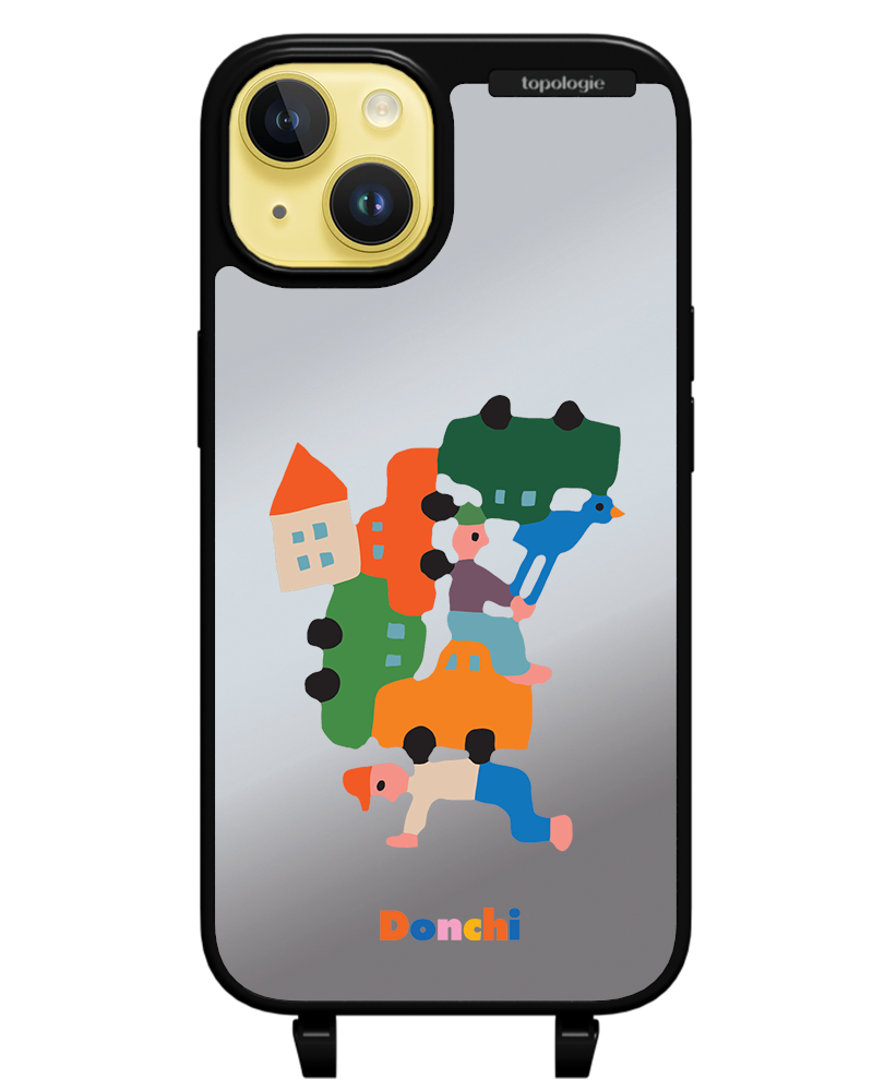 Donchi / Stacking / Silver Mirror / Bump Phone Case