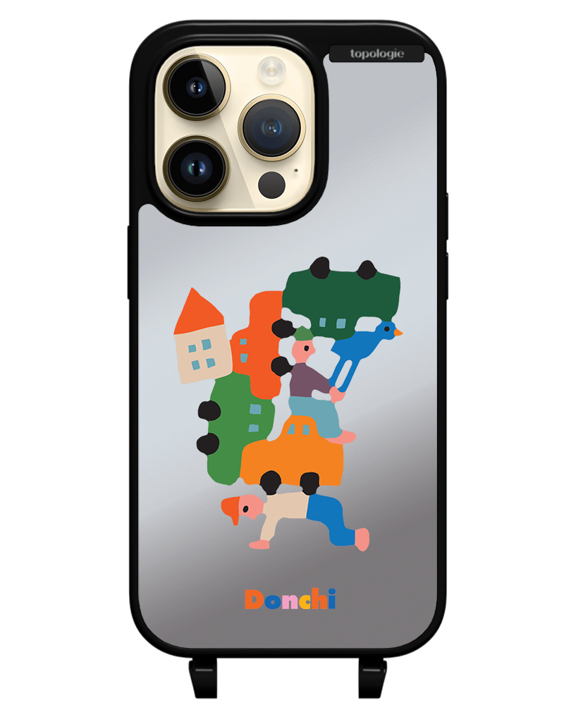Donchi / Stacking / Silver Mirror / Bump Phone Case