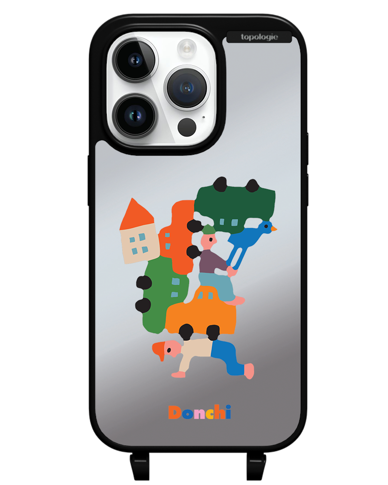 Donchi / Stacking / Silver Mirror / Bump Phone Case