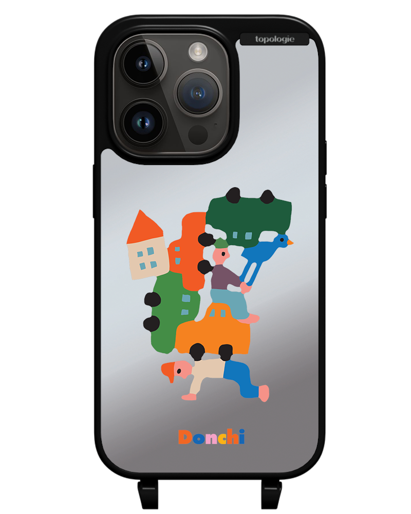 Donchi / Stacking / Silver Mirror / Bump Phone Case