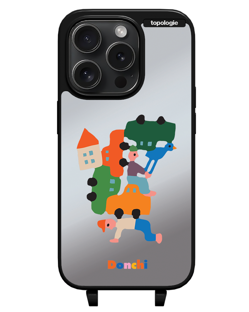 Donchi / Stacking / Silver Mirror / Bump Phone Case
