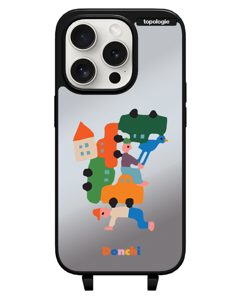 Donchi / Stacking / Silver Mirror / Bump Phone Case