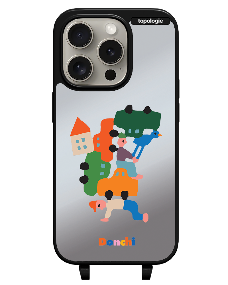 Donchi / Stacking / Silver Mirror / Bump Phone Case